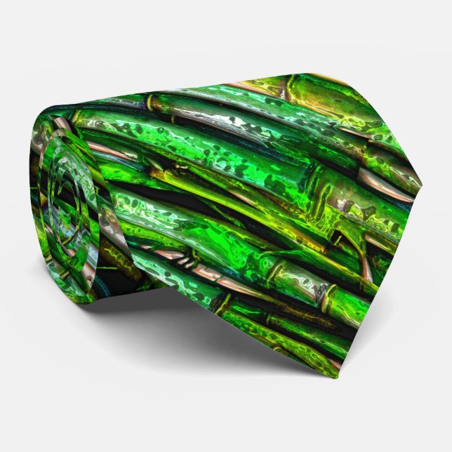 Gravata Bamboo Chrome 1 Tie (Rolled)