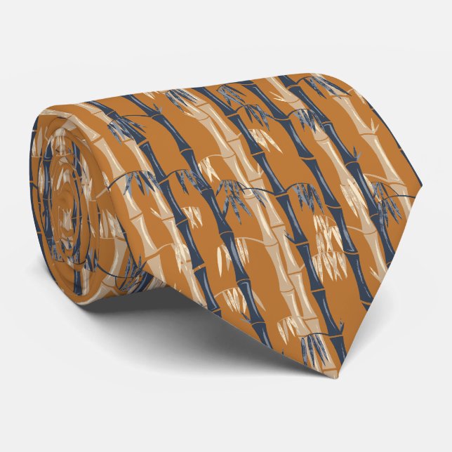 Gravata Bambu Enferrujado (Rolled)