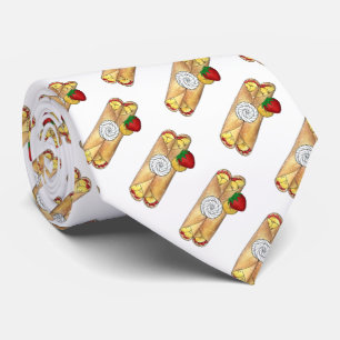 Gravata Banana Strawberry Crêpes Comida Francesa Cuisine C