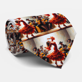 Gravata Banda de Música Espanhola do Flamenco Dancer