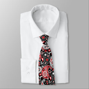 Gravata Bandana Paisley para o Evento Ocidental do País R