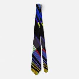 Gravata Bandas multicolores iridescentes