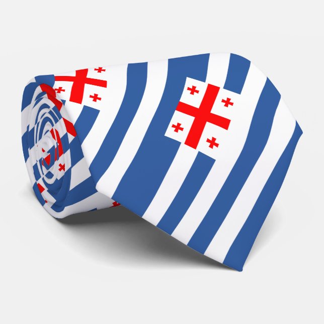 Gravata Bandeira Adjara Patriótica (Rolled)