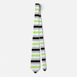 Gravata Bandeira Agender Listrada Orgulho