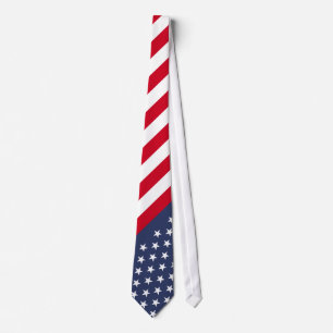 Gravata Bandeira americana