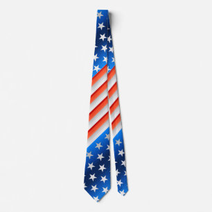 Gravata Bandeira Americana