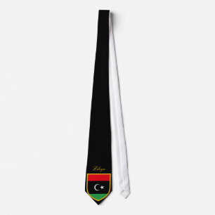Gravata Bandeira bonita de Líbia