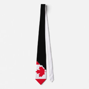 Gravata Bandeira clássica de Canadá