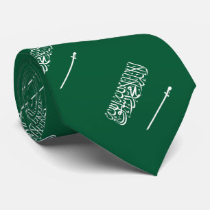 Gravata Bandeira da Arábia Saudita