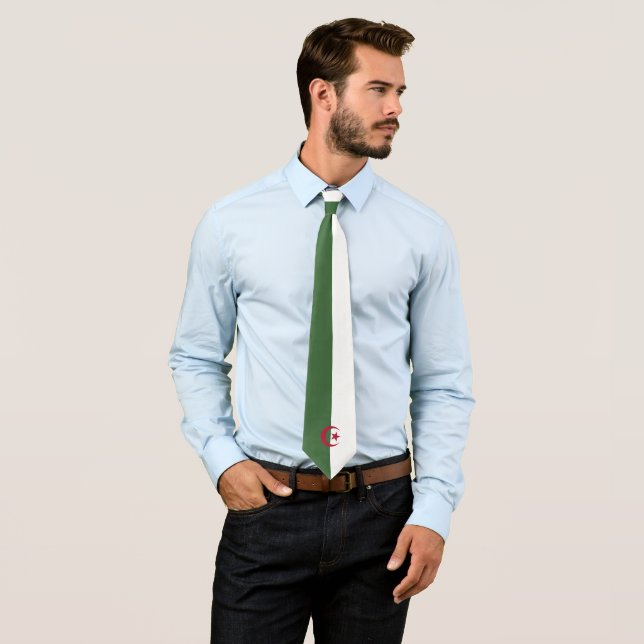 Gravata Bandeira da Argélia (In Situ)