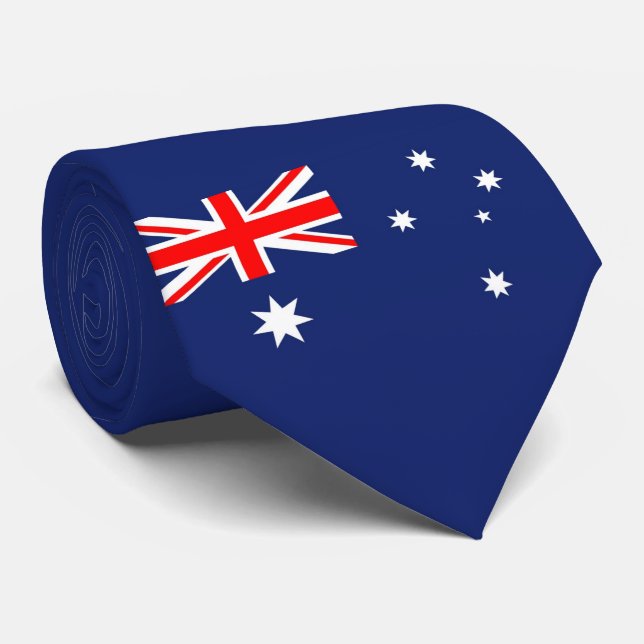 Gravata Bandeira da Austrália (Rolled)