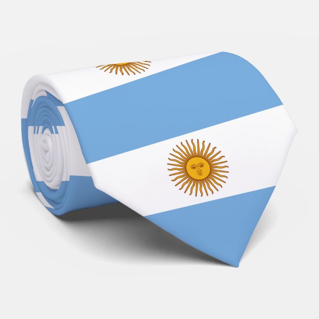 Gravata Bandeira da Bandera da Argentina (Rolled)
