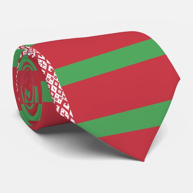 Gravata Bandeira da Bielorrússia (Rolled)