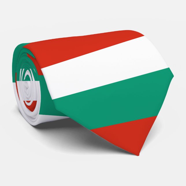 Gravata Bandeira da Bulgária ou da Bulgária (Rolled)
