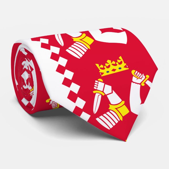 Gravata Bandeira da Carélia do Norte (Rolled)