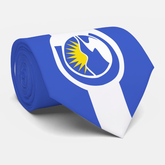 Gravata Bandeira da Cidade do Centenário (Colorado) (Rolled)