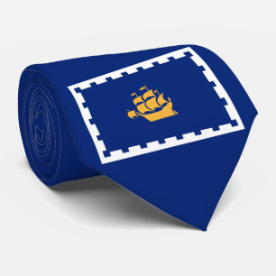 Gravata Bandeira da Cidade do Quebec (Québec, Canadá)