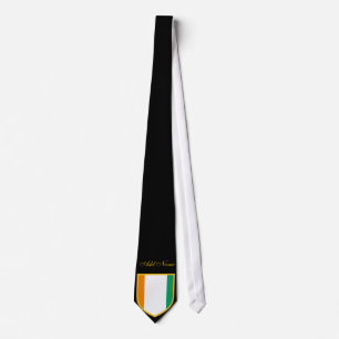 Gravata Bandeira da Costa do Marfim Personalizada adicione