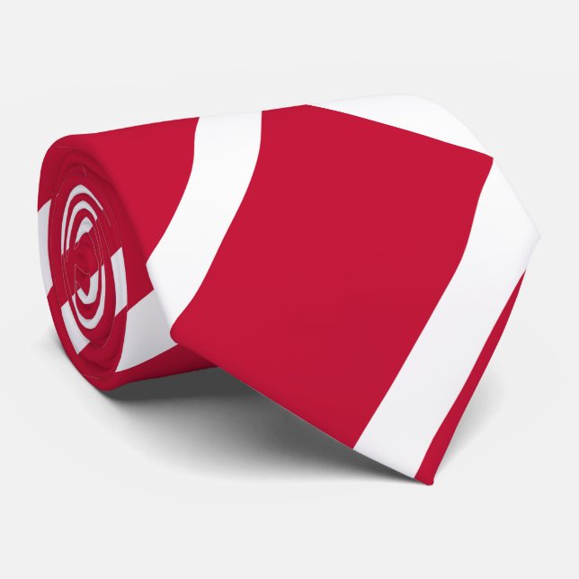 Gravata Bandeira da Dinamarca (Rolled)