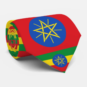 Gravata Bandeira da Etiópia e Emblema Nacional, Bandeira d