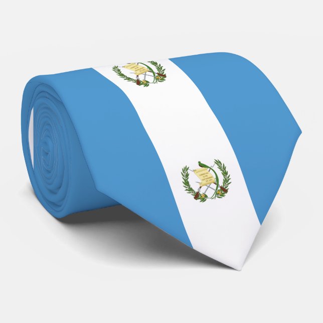 Gravata Bandeira da Guatemala (Rolled)