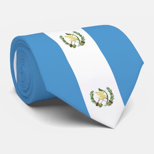 Gravata Bandeira da Guatemala (Rolled)