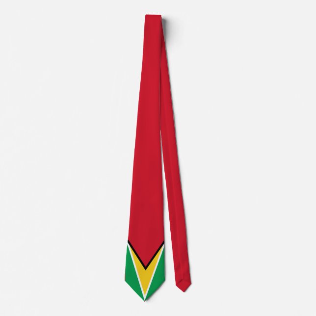 Gravata bandeira da Guiana (Frente)