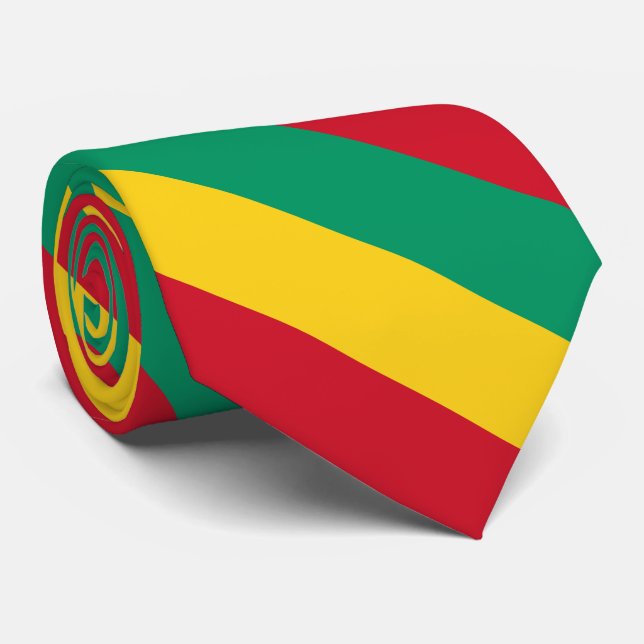 Gravata Bandeira da Guiné (Rolled)