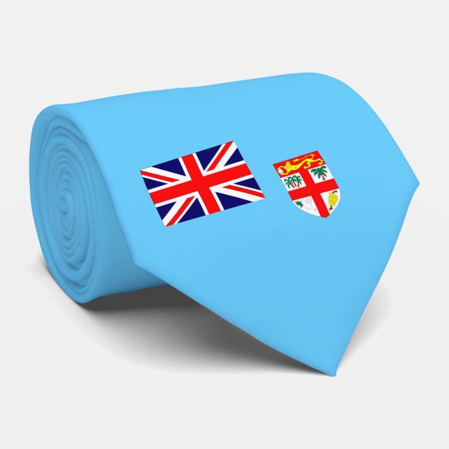 Gravata Bandeira da Ilha das Fiji (Rolled)