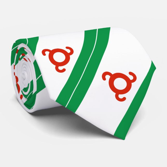 Gravata Bandeira da Ingushetia (Rolled)