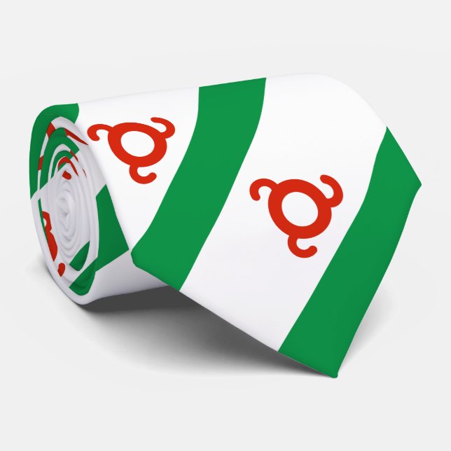 Gravata Bandeira da Ingushetia (Rolled)