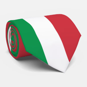 Gravata Bandeira da Itália Orgulho Italiano Europa País
