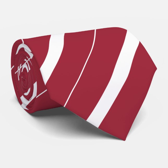 Gravata Bandeira da Letônia (Rolled)