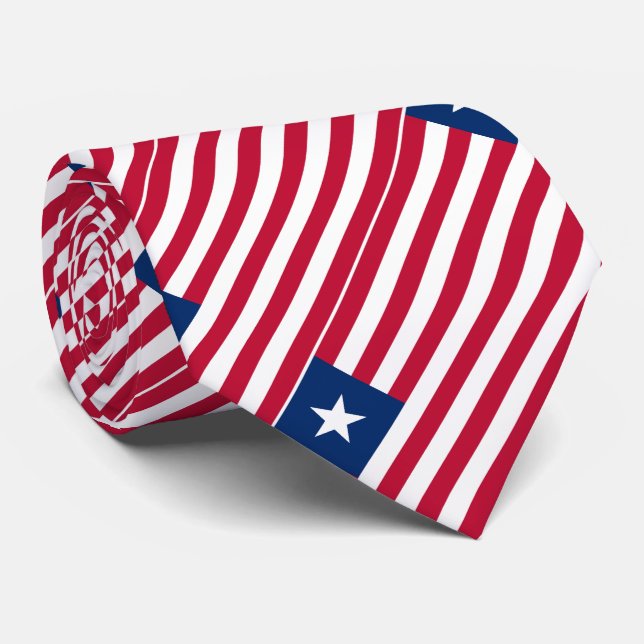 Gravata Bandeira da Libéria (Rolled)