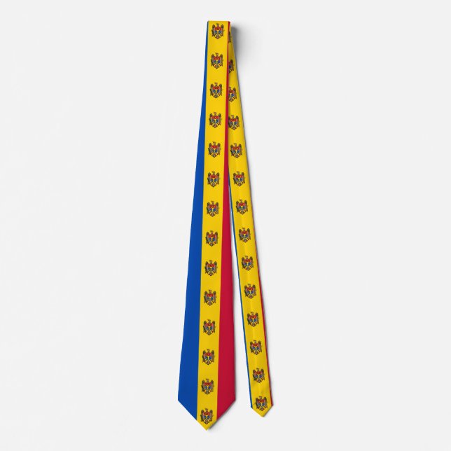 Gravata Bandeira da Moldávia (Frente)