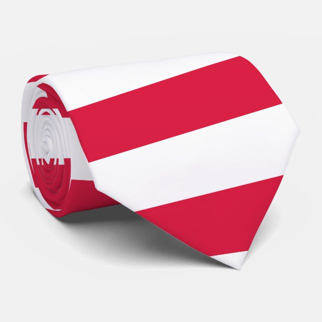 Gravata Bandeira da Polônia (Rolled)