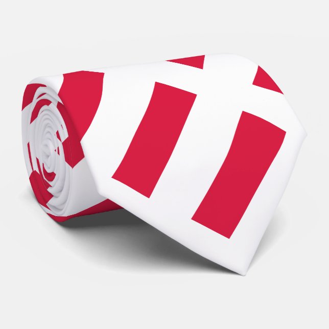 Gravata Bandeira da Polônia (Rolled)