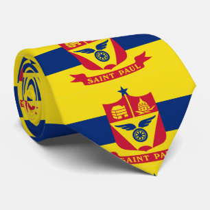 Gravata Bandeira da Rua Paul, Minnesota Tie