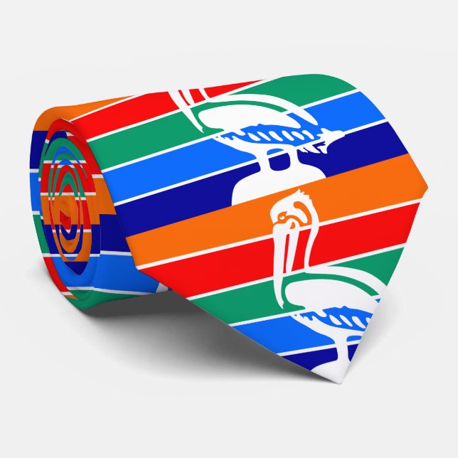 Gravata Bandeira da Rua. Petersburgo, Flórida (Rolled)