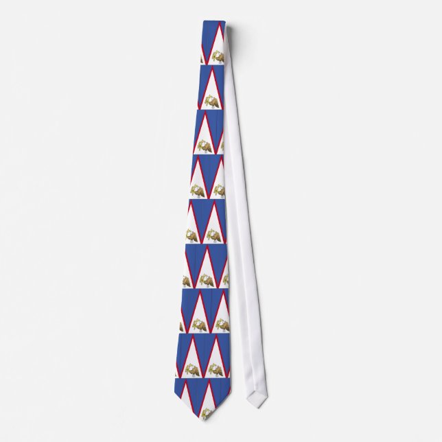 Gravata Bandeira da Samoa Americana (Frente)