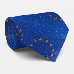 Gravata Bandeira da União Europeia: Glitter Professional