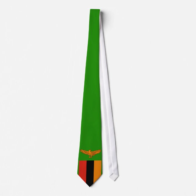 Gravata Bandeira da Zâmbia (Frente)