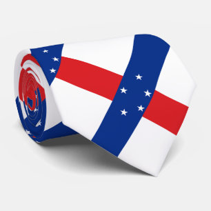 Gravata Bandeira das Antilhas Holandesas