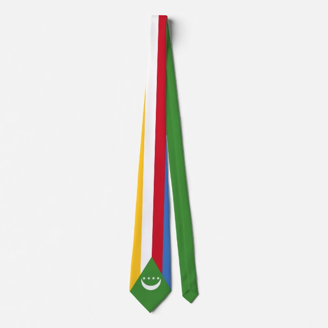 Gravata Bandeira das Comores (Frente)