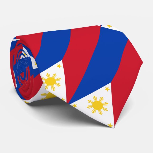 Gravata Bandeira das Filipinas (Rolled)