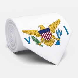 Gravata Bandeira das Ilhas Virgens dos Estados Unidos
