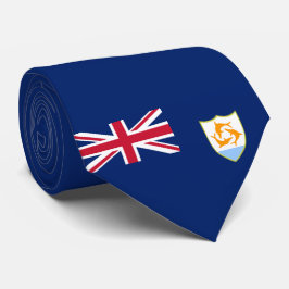 Gravata Bandeira de Anguilla (Caribe)