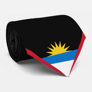 Gravata Bandeira de Antígua e Barbuda