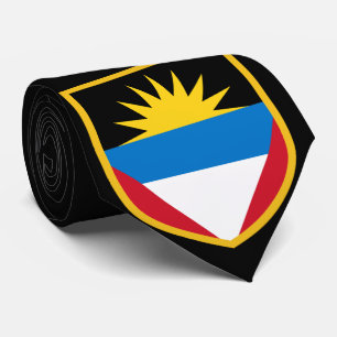 Gravata Bandeira de Antígua e Barbuda
