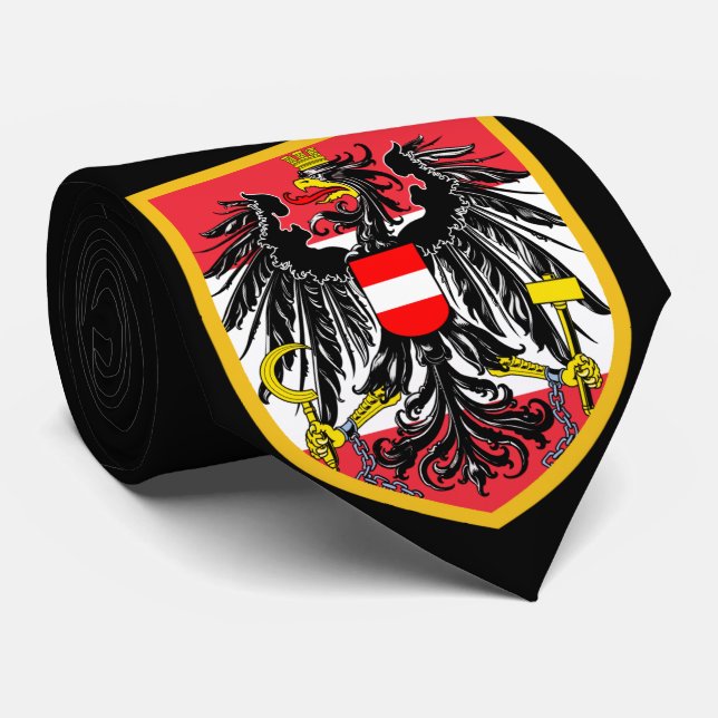 Gravata Bandeira de Áustria - braço de Österreich (Rolled)